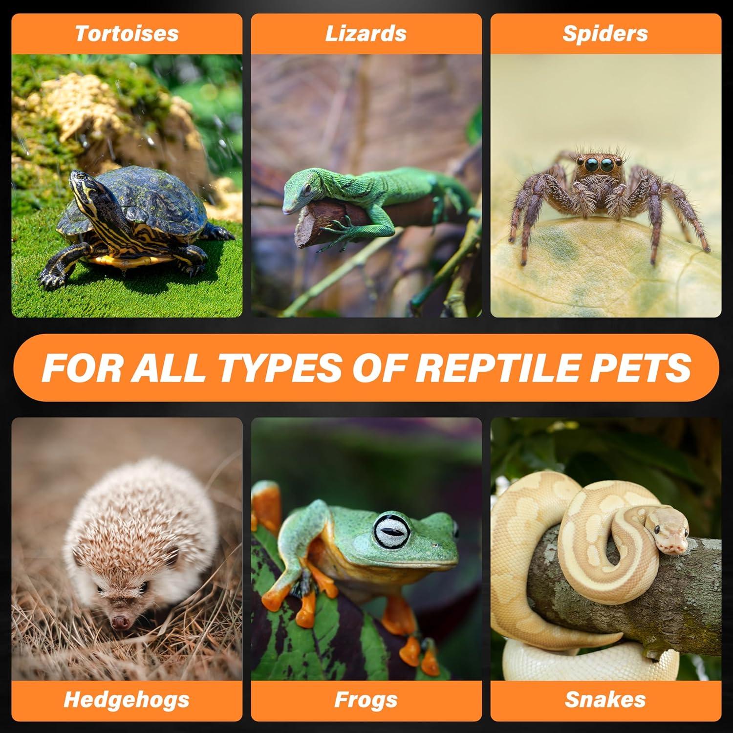 imageHealSmart Reptile Heat Lamp 150W 2Pack Ceramic Heat Emitter No Light Emitting Heat Bulbs for Amphibian Pet Brooder Coop Incubating Chicken Lizard Bearded Dragon Turtle Snake TerrariumD75mm 295