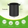 imageHealSmart 12Pack 3 Gallon Nonwoven Grow Bags Aeration Fabric Pots with Handles Suitable for Garden Fruits Vegetables and Flowers BlackBlack  6 Pack