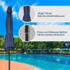 imageHealSmart 2pcs 9ft Patio Umbrella with Push Button TiltCrank Outdoor Table Market Yard Umbrella with 8 Sturdy Ribs for Garden Backyard Deck Pool RedDark Blue 2Pack