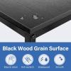 imageHealSmart 32 Inch Computer Office Desk Home Writing Study Worktable with Storage Bag for Bedroom Office Apartment BrownBlackthickened