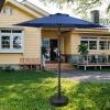 imageHealSmart 75ft Patio Umbrella with Push Button TiltCrank Outdoor Table Market Yard Umbrella 6 Sturdy Ribs for Garden Deck Backyard PoolBlue2P