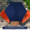 imageHealSmart 75ft Patio Umbrella with Push Button TiltCrank Outdoor Table Market Yard Umbrella 6 Sturdy Ribs for Garden Deck Backyard PoolDark Blue2P