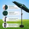 imageHealSmart 75ft Patio Umbrella with Push Button TiltCrank Outdoor Table Market Yard Umbrella 6 Sturdy Ribs for Garden Deck Backyard PoolGreen