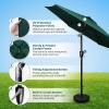 imageHealSmart 75ft Patio Umbrella with Push Button TiltCrank Outdoor Table Market Yard Umbrella 6 Sturdy Ribs for Garden Deck Backyard PoolGreen2P