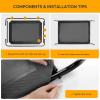 imageHealSmart Cooling Elevated Dog Bed Outdoor Raised Portable Dog Cot Beds NoSlip Feet Durable Portable Pet Hammock Bed 42x252x8 Inch GreyBlack