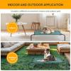imageHealSmart Cooling Elevated Dog Bed Outdoor Raised Portable Dog Cot Beds NoSlip Feet Durable Portable Pet Hammock Bed 42x252x8 Inch GreyGreen