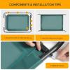 imageHealSmart Cooling Elevated Dog Bed Outdoor Raised Portable Dog Cot Beds NoSlip Feet Durable Portable Pet Hammock Bed 42x252x8 Inch GreyGreen