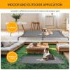 imageHealSmart Cooling Elevated Dog Bed Outdoor Raised Portable Dog Cot Beds NoSlip Feet Durable Portable Pet Hammock Bed 42x252x8 Inch GreyGrey