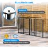 imageHealSmart Dog Playpen Indoor Puppy Playpen Indoor for Yard Camping 24quot Height 8 Panels Heavy Duty Dog Pen for PuppiesSmall Dogs BlackBlack