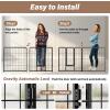 imageHealSmart Dog Playpen Indoor Puppy Playpen Indoor for Yard Camping 24quot Height 8 Panels Heavy Duty Dog Pen for PuppiesSmall Dogs BlackBlack