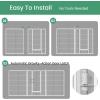 imageHealSmart Dog Playpen Indoor Puppy Playpen Indoor for Yard Camping 24quot Height 8 Panels Heavy Duty Dog Pen for PuppiesSmall Dogs BlackWhite