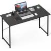 imageHealSmart Home Office Computer Brown Small Desk Modern Simple Style PC Table with Storage Bag 47 InchBlack