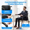 imageHealSmart Office Reception Guest Chair with Leather Padded Arm Rest for Waiting Room Lobby Home Desk Table Side Chairs for Elderly Seniors Black1 Pack Guest ChairLeather Big
