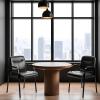 imageHealSmart Office Reception Guest Chair with Leather Padded Arm Rest for Waiting Room Lobby Home Desk Table Side Chairs for Elderly Seniors Black2 Pack Guest ChairsLeather