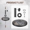 imageHealSmart Outdoor Patio Umbrella Base Stand 50lbs Heavy Duty Water Filled Holder for Lawn ampamp Garden Round BlackBronze