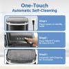imageHealSmart Portable Ice Maker for Countertop 6 Mins 9 Ice Cubes 26lbs Ice24H SelfCleaning with Ice Spoon and Basket for HomeKitchenOfficeCampingParty Black