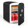 imageHealSmart Portable Mini Fridge 4 Liter 6 Can Cooler and Warmer Compact Refrigerators 100 FreonFree ampamp Eco Friendly 4L RedBlack