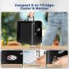 imageHealSmart Portable Mini Fridge 4 Liter 6 Can Cooler and Warmer Compact Refrigerators 100 FreonFree ampamp Eco Friendly 4L RedBlack New
