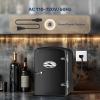 imageHealSmart Portable Mini Fridge 4 Liter 6 Can Cooler and Warmer Compact Refrigerators 100 FreonFree ampamp Eco Friendly 4L RedBlack New