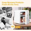 imageHealSmart Portable Mini Fridge 4 Liter 6 Can Cooler and Warmer Compact Refrigerators 100 FreonFree ampamp Eco Friendly 4L RedWhite