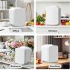 imageHealSmart Portable Mini Fridge 4 Liter 6 Can Cooler and Warmer Compact Refrigerators 100 FreonFree ampamp Eco Friendly 4L RedWhite