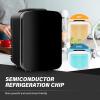 imageHealSmart Portable Mini Fridge 4 Liter 6 Can Cooler and Warmer Compact Refrigerators 100 FreonFree ampamp Eco Friendly for Drinks Food Medications 4L Black