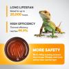 imageHealSmart Reptile Heat Lamp 150W 2Pack Ceramic Heat Emitter No Light Emitting Heat Bulbs for Amphibian Pet Brooder Coop Incubating Chicken Lizard Bearded Dragon Turtle Snake TerrariumD60mm 236