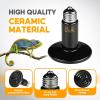imageHealSmart Reptile Heat Lamp 150W 2Pack Ceramic Heat Emitter No Light Emitting Heat Bulbs for Amphibian Pet Brooder Coop Incubating Chicken Lizard Bearded Dragon Turtle Snake TerrariumD75mm 295