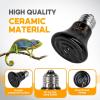 imageHealSmart Reptile Heat Lamp 150W 2Pack Ceramic Heat Emitter No Light Emitting Heat Bulbs for Amphibian Pet Brooder Coop Incubating Chicken Lizard Bearded Dragon Turtle Snake TerrariumD60mm 236