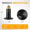 imageHealSmart Reptile Heat Lamp 150W 2Pack Ceramic Heat Emitter No Light Emitting Heat Bulbs for Amphibian Pet Brooder Coop Incubating Chicken Lizard Bearded Dragon Turtle Snake TerrariumD75mm 295