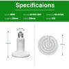 imageHealSmart Reptile Heat Lamp Bulb Ceramic Heat Emitter 100W No Light Emitting Brooder Coop Heater for Amphibian Pet ampamp Incubating Chicken Black1 Pcs White