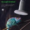 imageHealSmart Reptile Heat Lamp Bulb Ceramic Heat Emitter 100W No Light Emitting Brooder Coop Heater for Amphibian Pet ampamp Incubating Chicken White