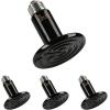 imageHealSmart Reptile Heat Lamp Bulb Ceramic Heat Emitter 150W No Light Emitting Brooder Coop Heater for Amphibian Pet ampamp Incubating Chicken BlackBlack