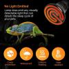 imageHealSmart Reptile Mini Heat Lamp 25W50W Ceramic Heat Emitter No Light Emitting Infrared Heat Bulbs for Amphibian Pet Brooder Coop Incubating ChickenBlack1 Pack