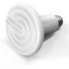 imageHealSmart Reptile Heat Lamp Bulb Ceramic Heat Emitter 100W No Light Emitting Brooder Coop Heater for Amphibian Pet ampamp Incubating Chicken White
