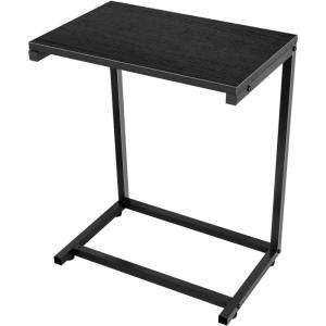imageHealSmart 32 Inch Computer Office Desk Home Writing Study Worktable with Storage Bag for Bedroom Office Apartment BrownBlackthickened