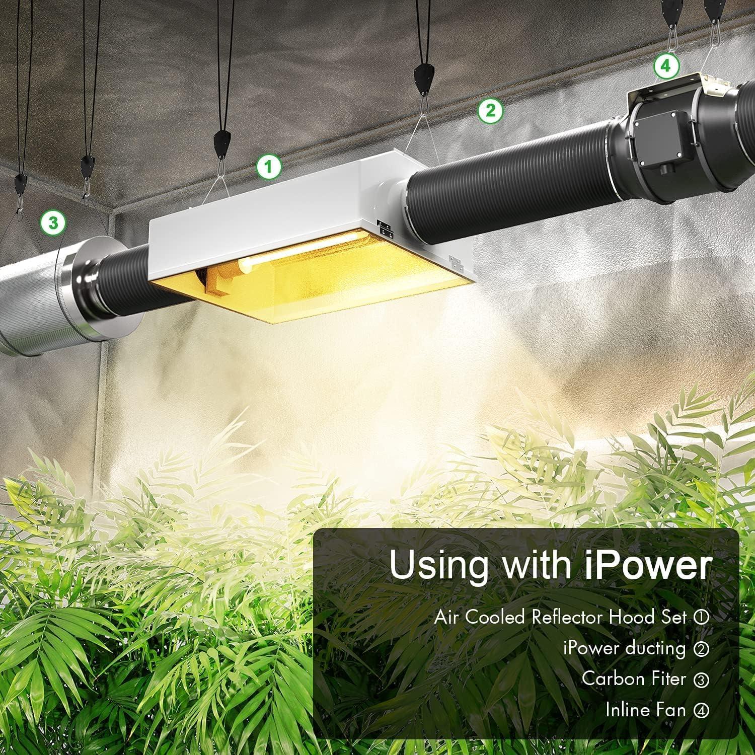 imageHealSmart 12quot 8 Ft Aluminum Ducting Flexible HeavyDuty FourLayer Protection with 2 Duct Clamps Dryer Vent Hose for Heating Cooling Ventilation and Exhaust Fan4 8 Ducting