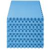 imageHealSmart  Inch Puzzle Exercise Mat HighDensity EVA Foam Floor Tiles for Home Gym Workout Equipment Protective Floor Padding ampamp Kids Play Areas Black 24 Sq Ft  6 TilesBlue12 Thick