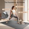 imageHealSmart  Inch Puzzle Exercise Mat HighDensity EVA Foam Floor Tiles for Home Gym Workout Equipment Protective Floor Padding ampamp Kids Play Areas Black 24 Sq Ft  6 TilesBlack34 Thick