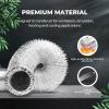 imageHealSmart 12quot 8 Ft Aluminum Ducting Flexible HeavyDuty FourLayer Protection with 2 Duct Clamps Dryer Vent Hose for Heating Cooling Ventilation and Exhaust Fan4 25 Ducting New