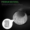 imageHealSmart 12quot 8 Ft Aluminum Ducting Flexible HeavyDuty FourLayer Protection with 2 Duct Clamps Dryer Vent Hose for Heating Cooling Ventilation and Exhaust Fan8 25 PVC2 Pcs