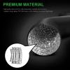 imageHealSmart 12quot 8 Ft Aluminum Ducting Flexible HeavyDuty FourLayer Protection with 2 Duct Clamps Dryer Vent Hose for Heating Cooling Ventilation and Exhaust Fan10 8 PVC2 Pcs