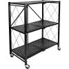imageHealSmart Heavy Duty 6Tier Shelving Units Adjustable Wire Shelf with 1000 lbs Capacity 250 per Shelf 77cm D x 365cm W x 215cm H Black 6 Levels Storage Shelf with Wheels ampamp Leveling FeetWider