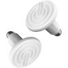 imageHealSmart Reptile Mini Heat Lamp 25W50W Ceramic Heat Emitter No Light Emitting Infrared Heat Bulbs for Amphibian Pet Brooder Coop Incubating ChickenWhite2 Pack