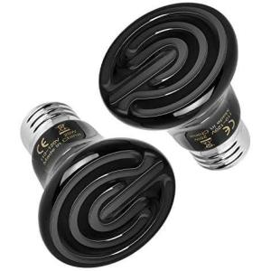 imageHealSmart Reptile Mini Heat Lamp 25W50W Ceramic Heat Emitter No Light Emitting Infrared Heat Bulbs for Amphibian Pet Brooder Coop Incubating Chicken