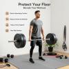imageHealSmart 05quot Thick 24 Sq Ft Exercise Floor Mat EVA Interlocking Foam Floor Tiles Fitness Flooring for Workout Protective Padding for Home Gym Gear ampamp Kids Playroom BlackGrey6tiles24 Sq Ft
