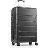 imageHealSmart Hardside CarryOn Luggage Expandable Portable Hardshell Spinner Wheels Lightweight Suitcase TSA Lock Blue 20 inchBlack
