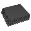 imageHealSmart 05quot Thick 24 Sq Ft Exercise Floor Mat EVA Interlocking Foam Floor Tiles Fitness Flooring for Workout Protective Padding for Home Gym Gear ampamp Kids Playroom BlackBlack6tiles24 Sq Ft