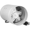 imageHealSmart 6 Inline Booster Fan 240 CFM Duct Fan for HVAC Ventilation Bathroom Basemen and Attics Silver6 Fan