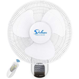 imageHealSmart 16Inch Digital Wall Mount Oscillating Fan